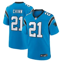 Maillot de jeu alternatif Nike Jeremy Chinn pour hommes des Panthers la Caroline, bleu