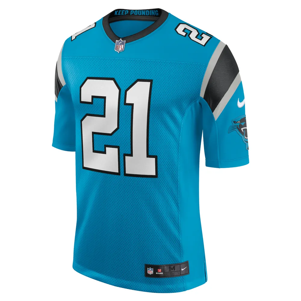 Maillot Nike Jeremy Chinn pour hommes, bleu Carolina Panthers Vapor Limited