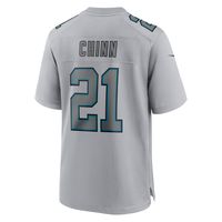 Men's Nike Jeremy Chinn Gray Carolina Panthers Atmosphere Fashion Game Jersey