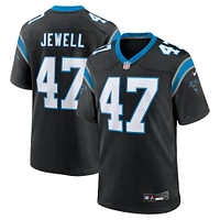 Men's Nike Josey Jewell  Black Carolina Panthers Game Jersey