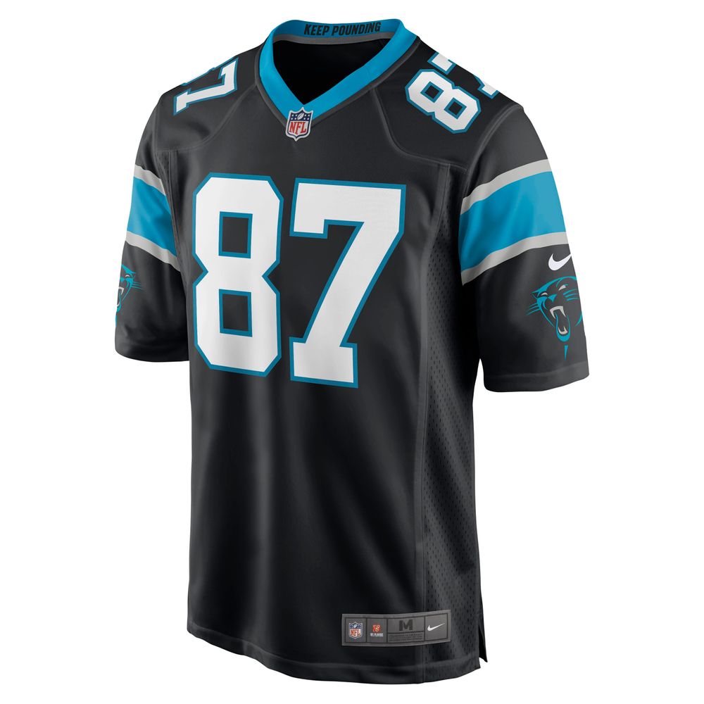 Men's Nike Muhsin Muhammad Black Carolina Panthers Retired Player Jersey