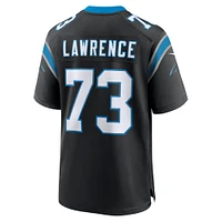 Maillot de match Nike Rashard Lawrence pour hommes, noir, Carolina Panthers