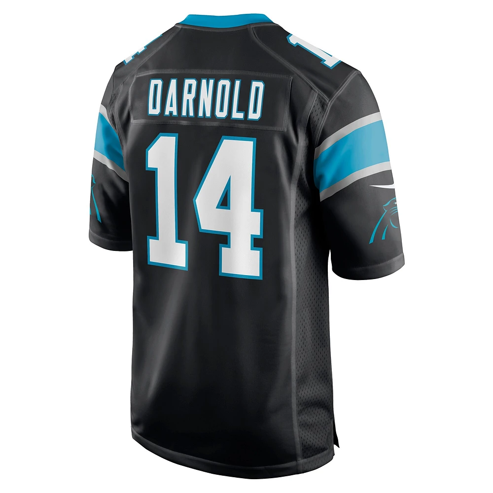 Men's Nike Sam Darnold Black Carolina Panthers Game Player Jersey