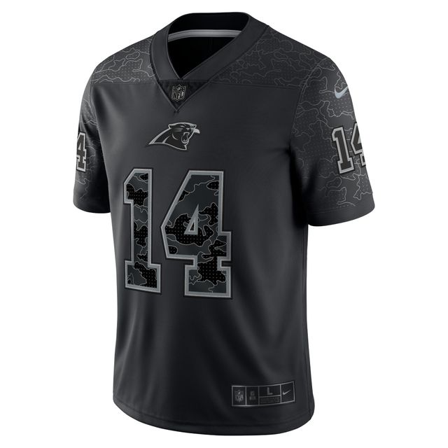 Maillot Nike Sam Darnold Carolina Panthers RFLCTV Limited pour homme, noir