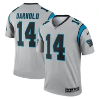 Men's Nike Sam Darnold Silver Carolina Panthers Inverted Legend Jersey Size: Small