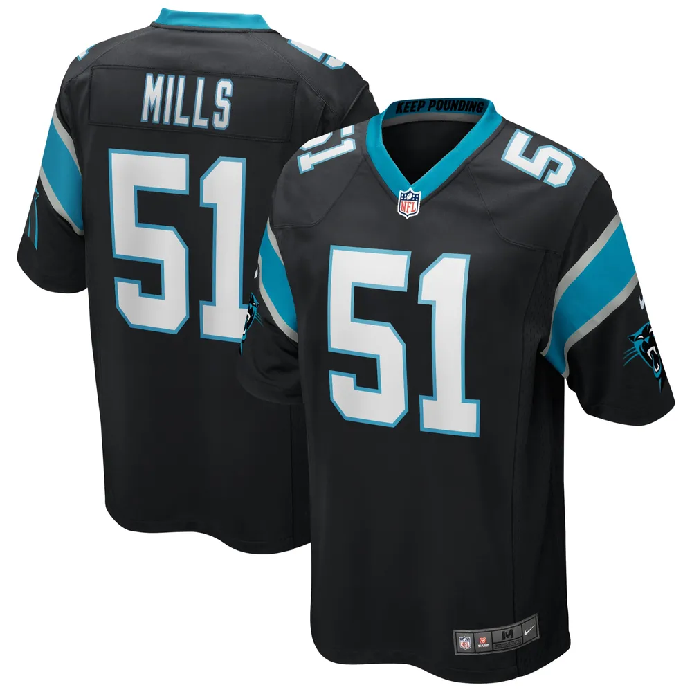 Sam Mills Carolina Panthers Nike Youth Retired Game Jersey - Black