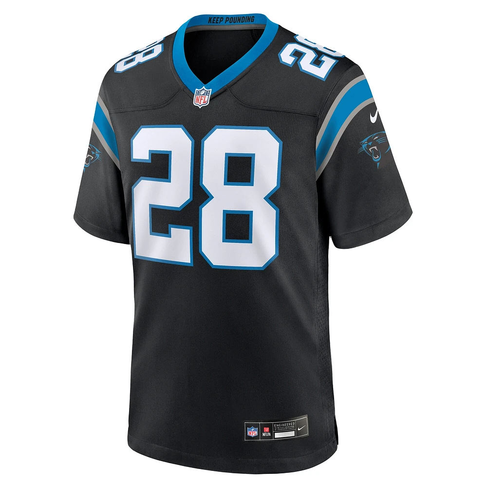 Men's Nike Tarik Cohen  Black Carolina Panthers Game Jersey