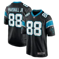 Terrace Marshall Jr. Carolina Panthers Autographed 16'' x 20'' White Jersey  Horizontal Photograph