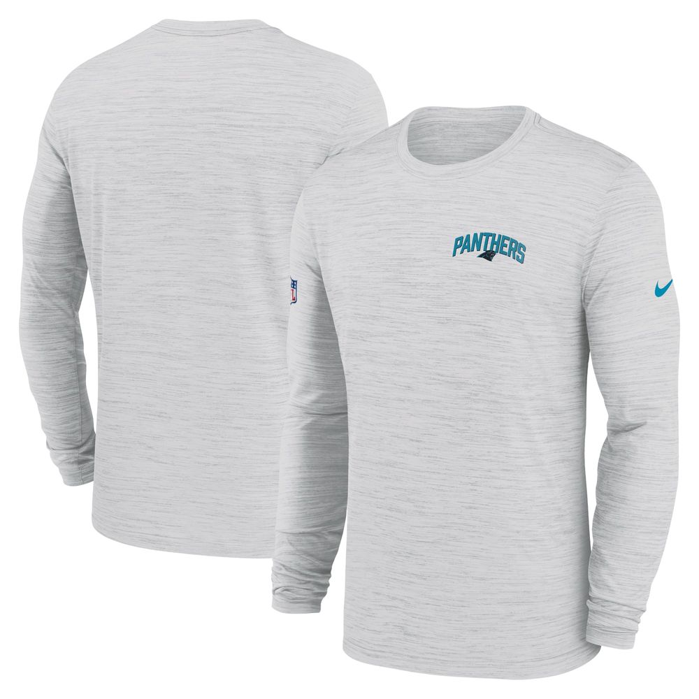 Nike Carolina Panthers Boys Long Sleeve T-Shirt Black Size Youth Large L