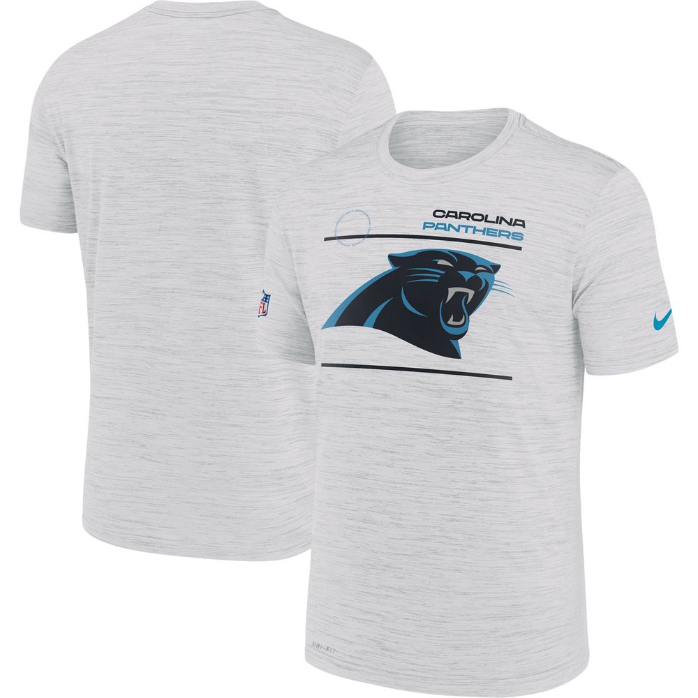 Men's Nike White Carolina Panthers Sideline Velocity Legend Performance T- Shirt