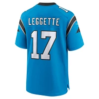 Maillot de match alternatif Nike Xavier Legette bleu Carolina Panthers pour homme