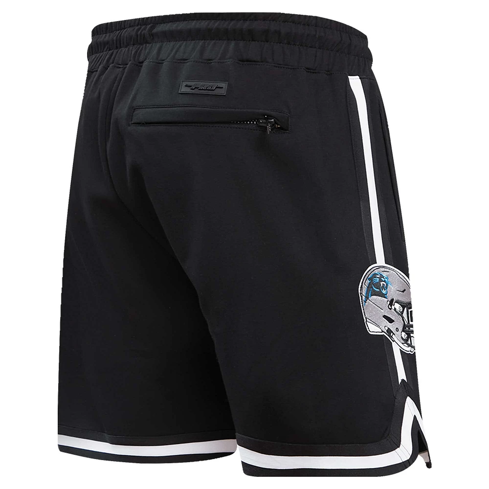 Short en chenille classique Pro Standard Black Carolina Panthers pour homme