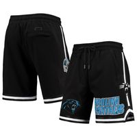 Men's Pro Standard Black Carolina Panthers Core Shorts