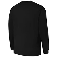 Men's Profile  Black Carolina Panthers Big & Tall Pop Long Sleeve T-Shirt