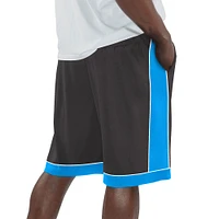 Men's Starter Black/Blue Carolina Panthers Fan Favorite Fashion Shorts