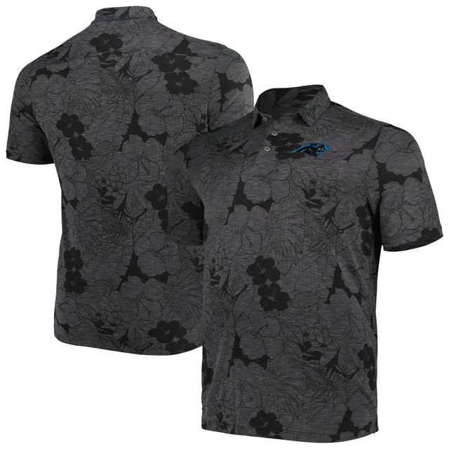 Carolina Panthers Tommy Hilfiger Rugby Long Sleeve Polo - Gray/Black