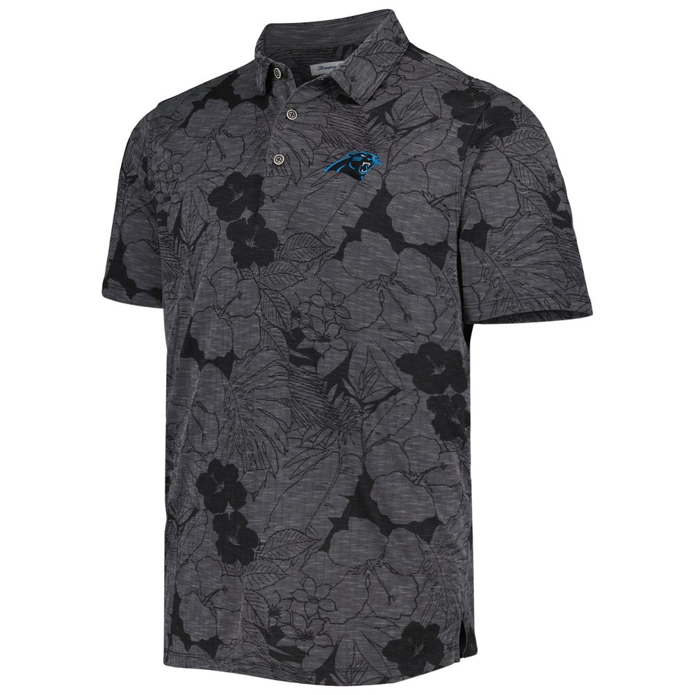 Men's Tommy Bahama Blue Carolina Panthers Miramar Blooms Polo