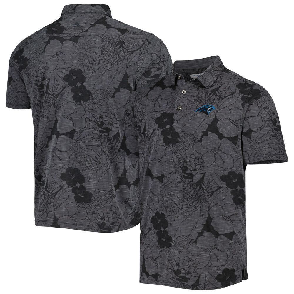 Men's Tommy Bahama Blue Carolina Panthers Miramar Blooms Polo