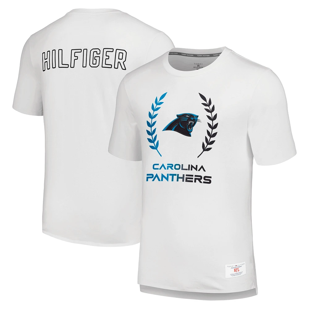 T-shirt blanc Tommy Hilfiger Carolina Panthers Miles pour hommes