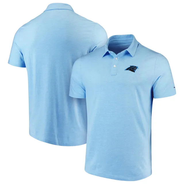 Men's Antigua White Carolina Panthers Affluent Polo