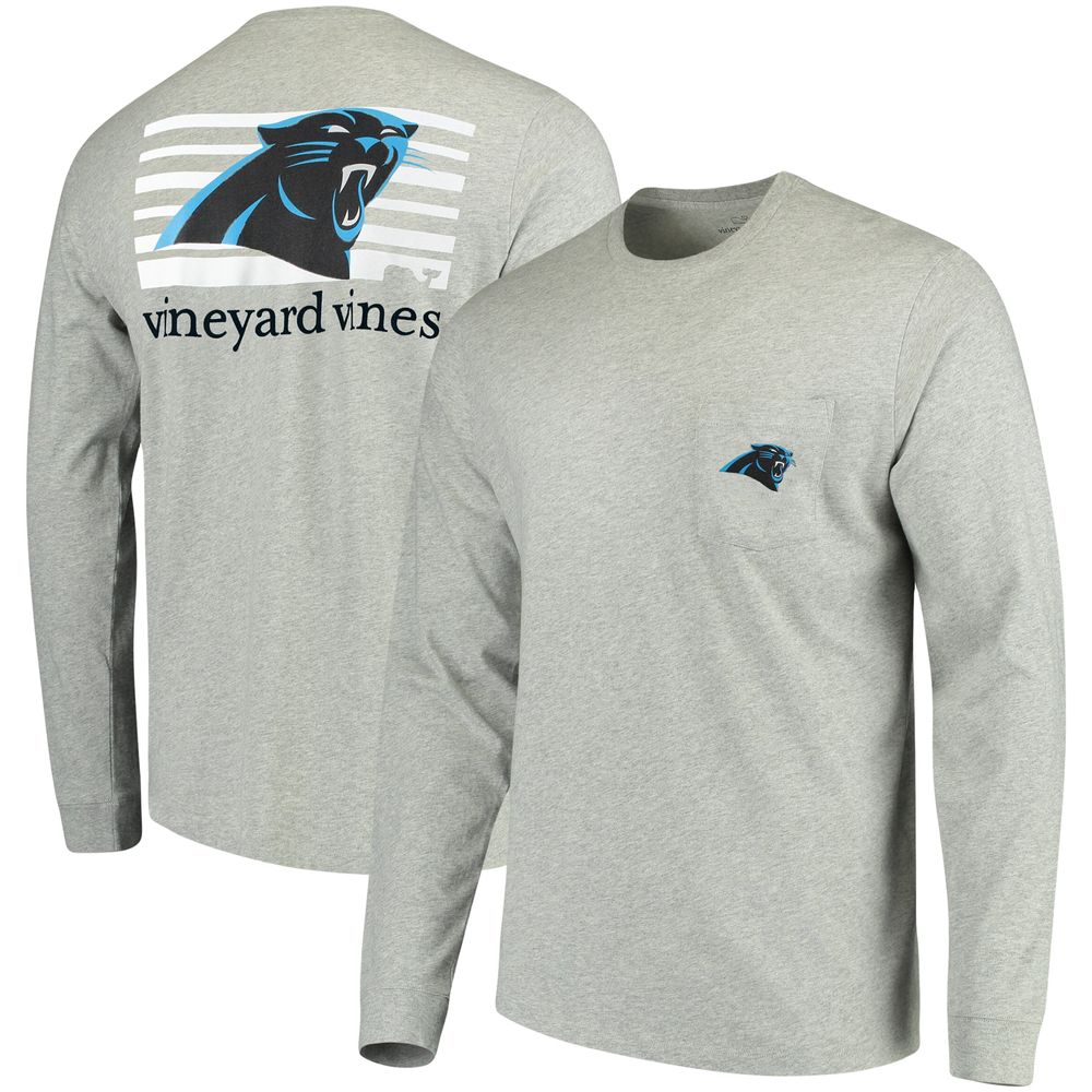 Men's New Era Heathered Gray Carolina Panthers Combine