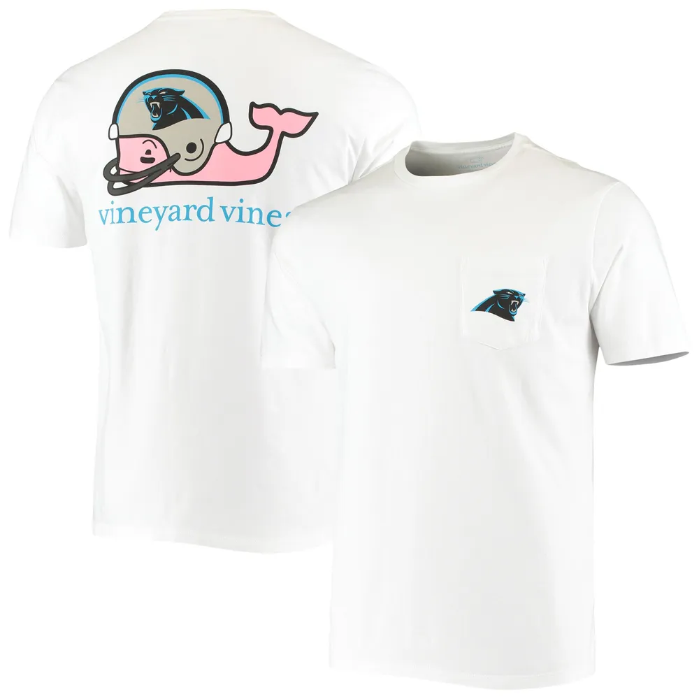Men's Vineyard Vines White Los Angeles Chargers Whale Helmet Team Long Sleeve T-Shirt Size: Small