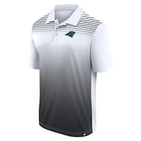 Men's White/Black Carolina Panthers Sandlot Game Polo