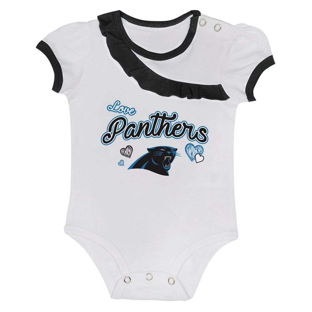 Ensemble body et jupe pour nouveau-né bébé Carolina Panthers Love My Team