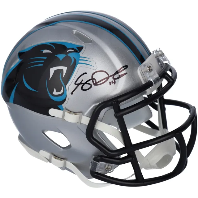 Autographed Carolina Panthers Sam Darnold Fanatics Authentic Riddell Camo  Alternate Speed Replica Helmet