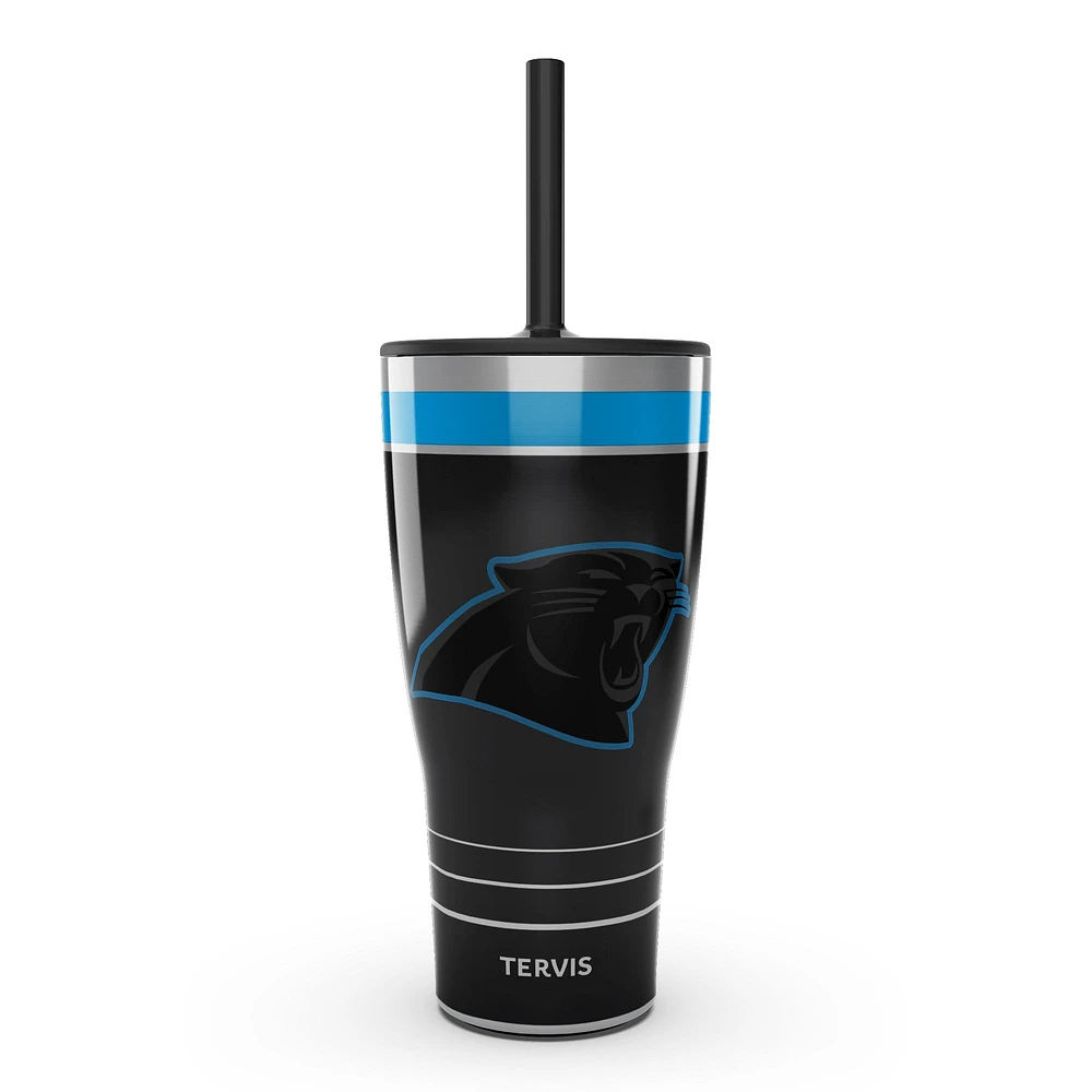 Tervis Panthers de la Caroline 30oz. Gobelet de jeu de nuit avec paille