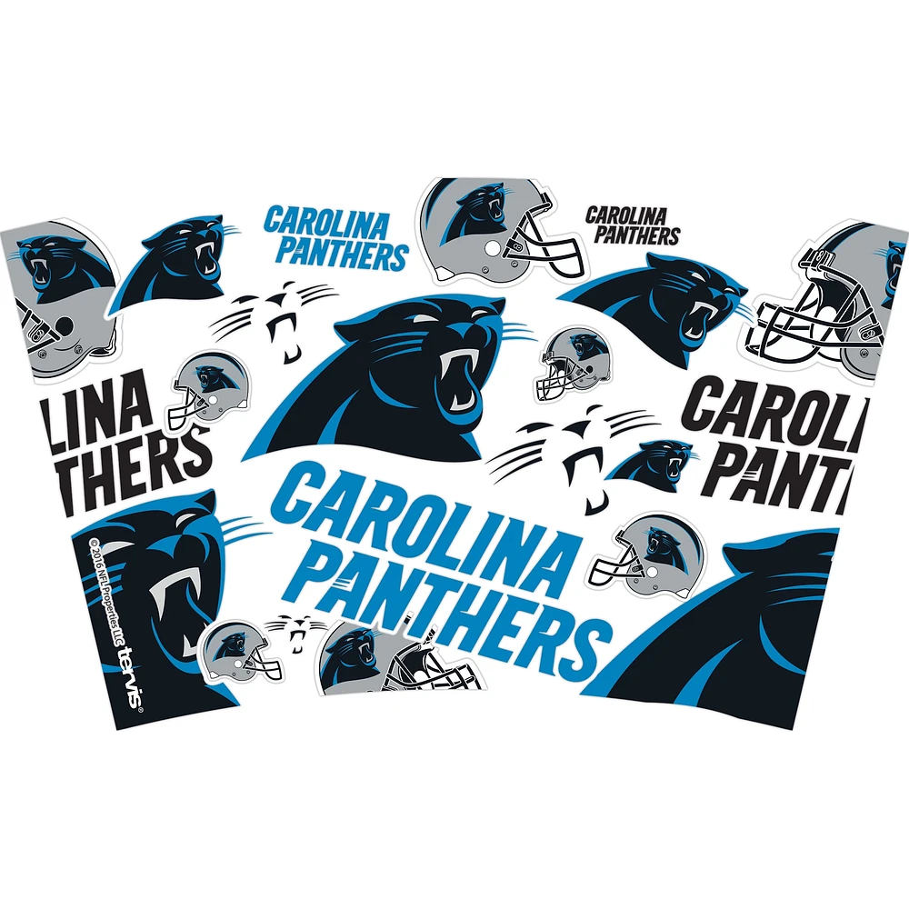 Tervis Carolina Panthers paquet de deux 16oz. Ensemble de gobelets classiques Allover