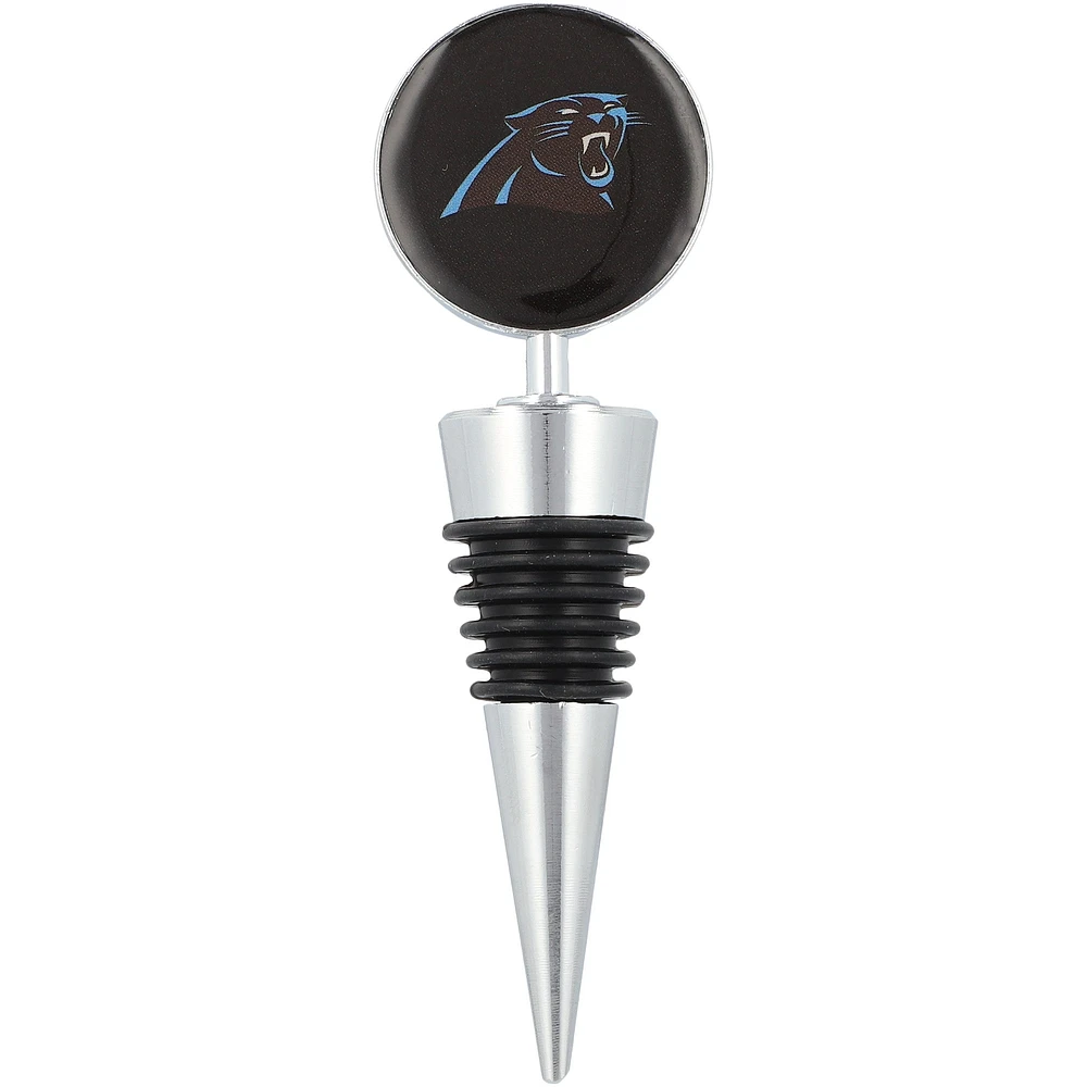 The Memory Company Carolina Panthers Stainless Steel Wine Stopper