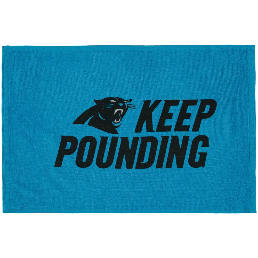 Men's '47 Black Carolina Panthers Keep Pounding Performance T-Shirt