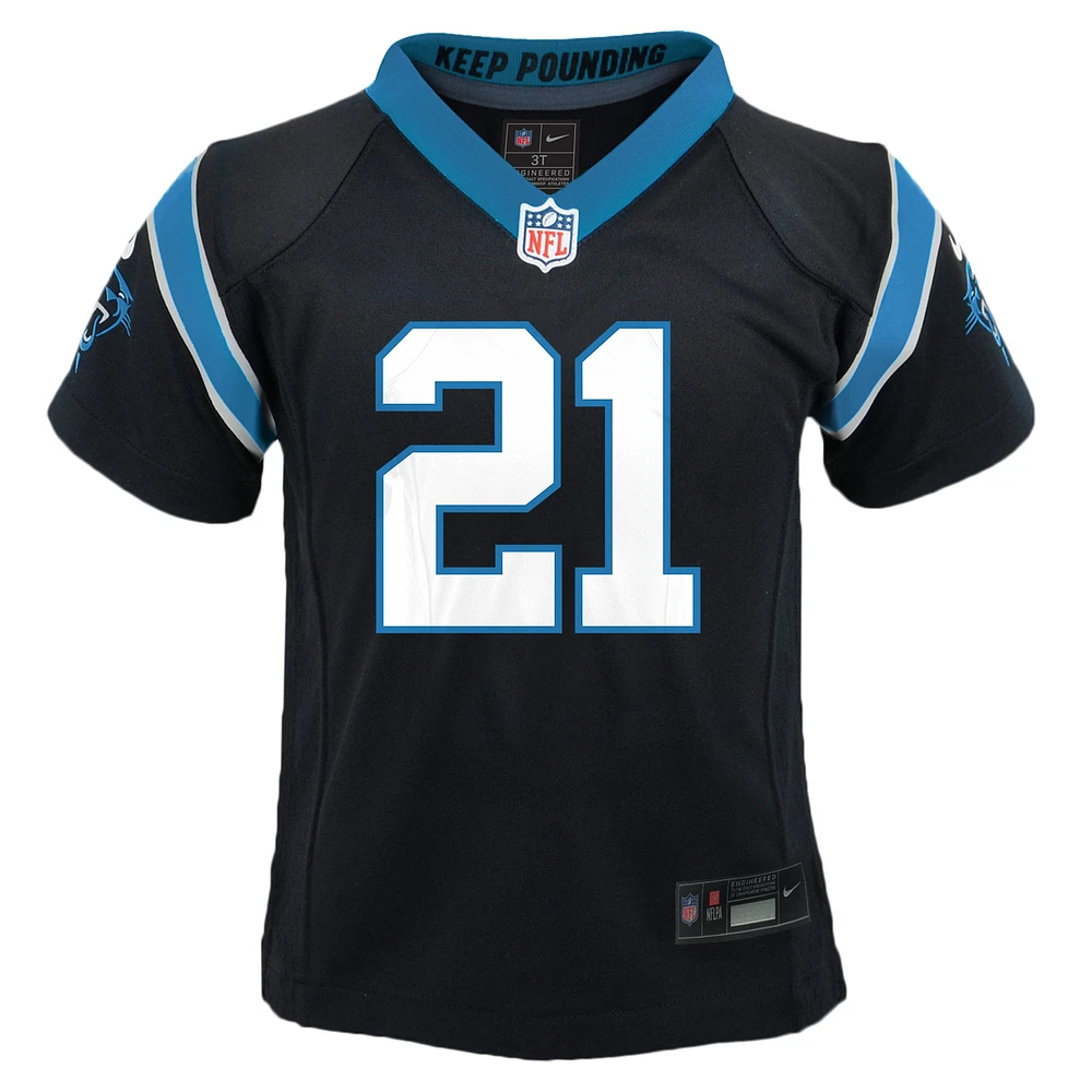 Maillot de jeu Nike Jeremy Chinn Black Carolina Panthers pour tout-petit