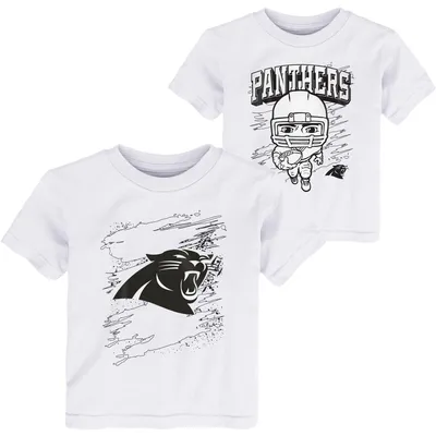 Men's Fanatics Branded Black/White Carolina Panthers Long and Short Sleeve  Two-Pack T-Shirt