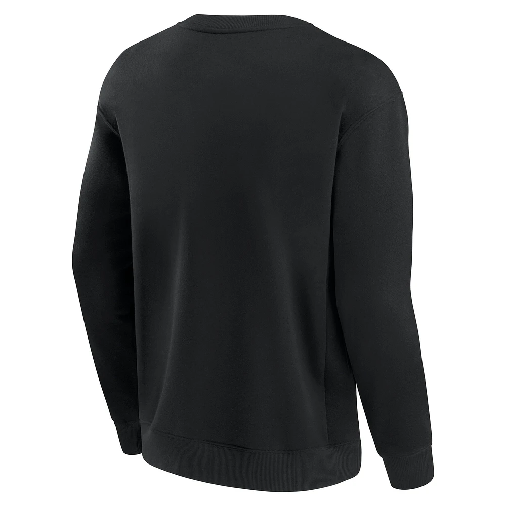 Sweat-shirt en polaire unisexe Fanatics Black Carolina Panthers Elements Unlimited