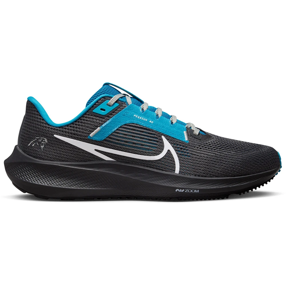 Unisex Nike  Anthracite Carolina Panthers Zoom Pegasus 40 Running Shoe