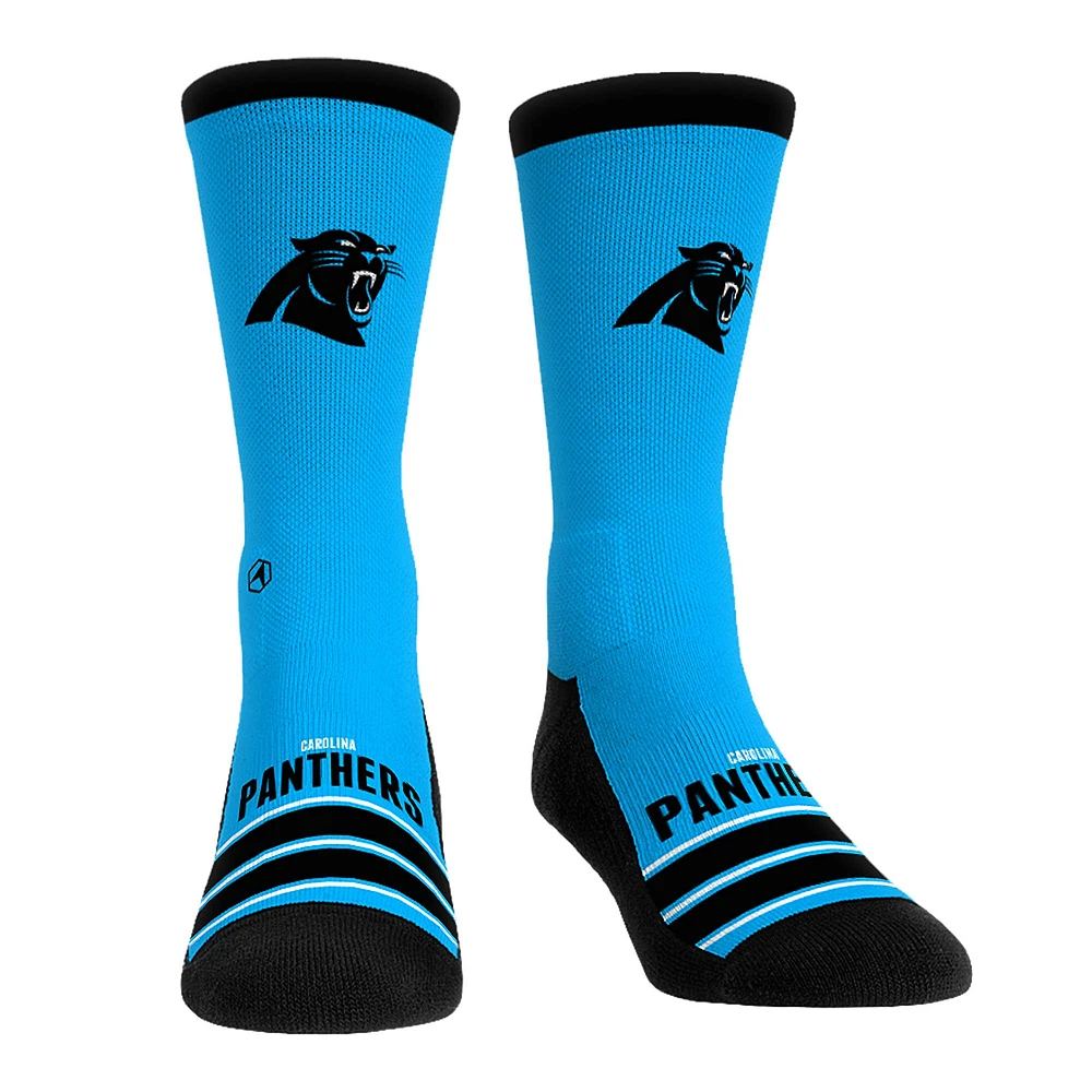 Unisex Rock Em Socks Carolina Panthers Gametime Stripe Crew