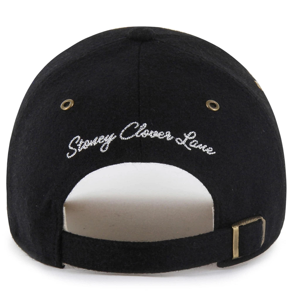 Casquette ajustable unisexe Stoney Clover Lane x '47 Black Carolina Panthers Field Goal Clean Up