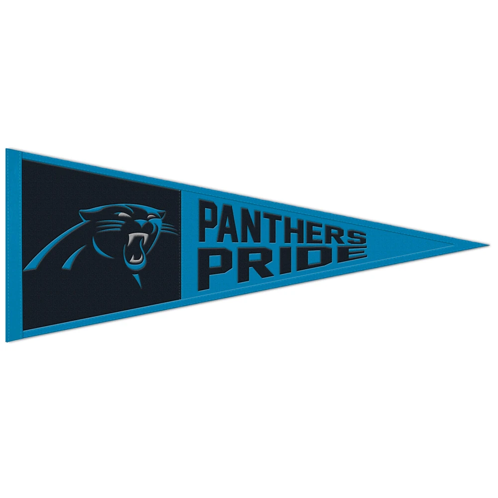 WinCraft Carolina Panthers 13'' x 32'' Slogan - Pennant