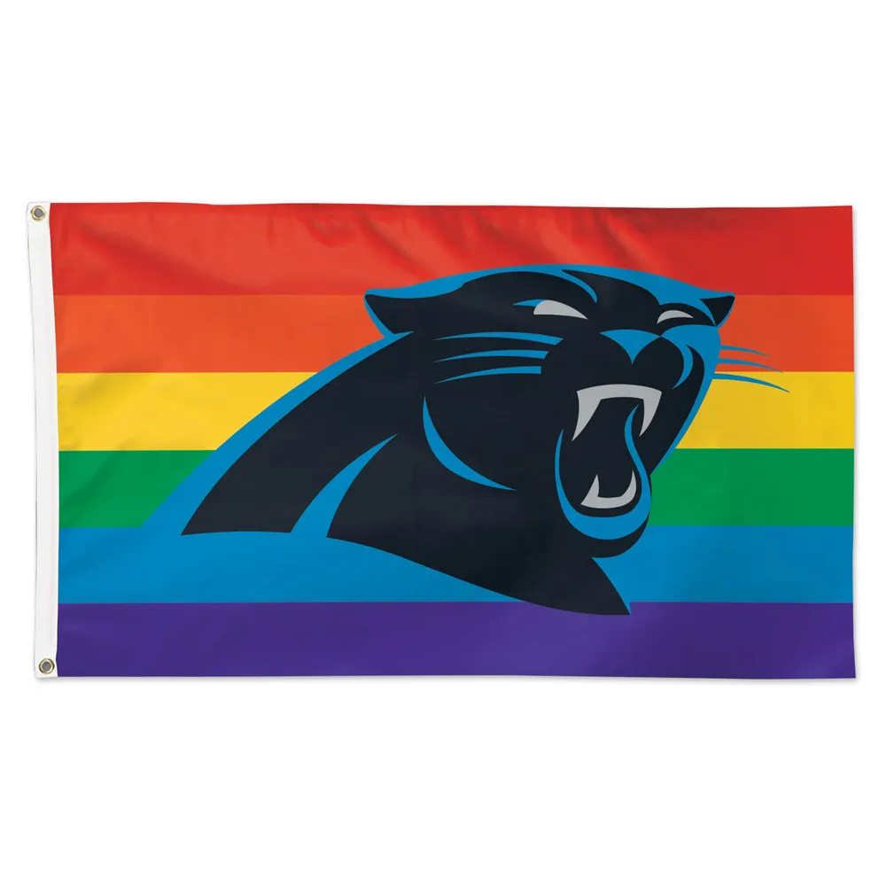 Lids Carolina Panthers WinCraft 3' x 5' Pride 1-Sided Deluxe Flag