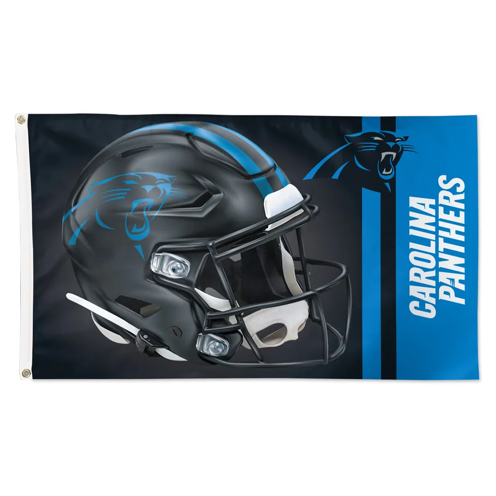 WinCraft Carolina Panthers Alternate Helmet Single-Sided 3' x 5' Deluxe - Flag