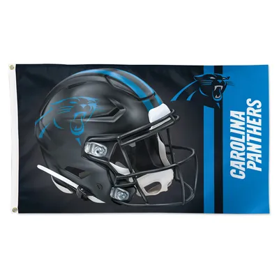 WinCraft Carolina Panthers Alternate Casque Simple Face 3' x 5' Deluxe - Drapeau