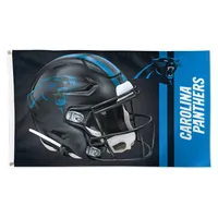 WinCraft Carolina Panthers Alternate Helmet Single-Sided 3' x 5' Deluxe - Flag