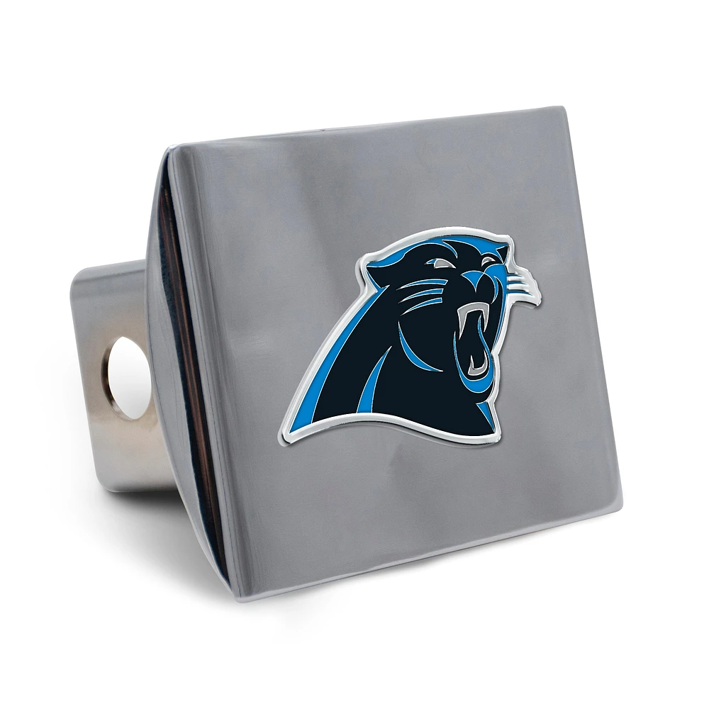 WinCraft Carolina Panthers Premium Metal Hitch Cover