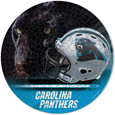 Puzzle rond de 500 pièces des Panthers de la Caroline de WinCraft