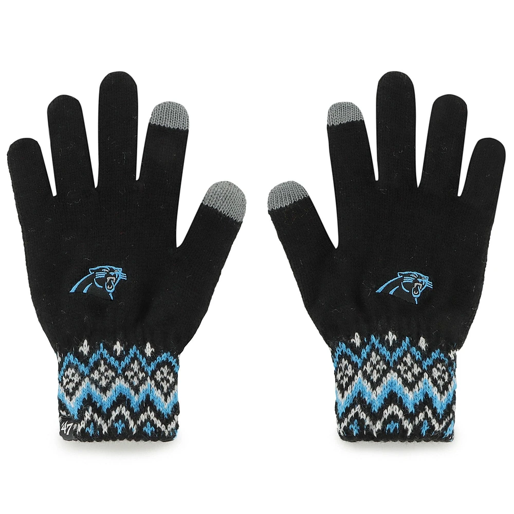 Women's '47 Carolina Panthers Elsa Gloves