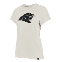 Women's '47 Cream Carolina Panthers Panthera Frankie T-Shirt