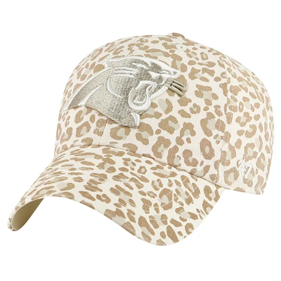 Women's '47 Natural Carolina Panthers Panthera Clean Up Adjustable Hat