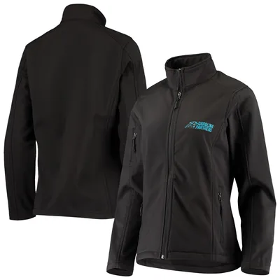 Carolina Panthers Women's Full-Zip Sonoma Softshell Jacket - Black